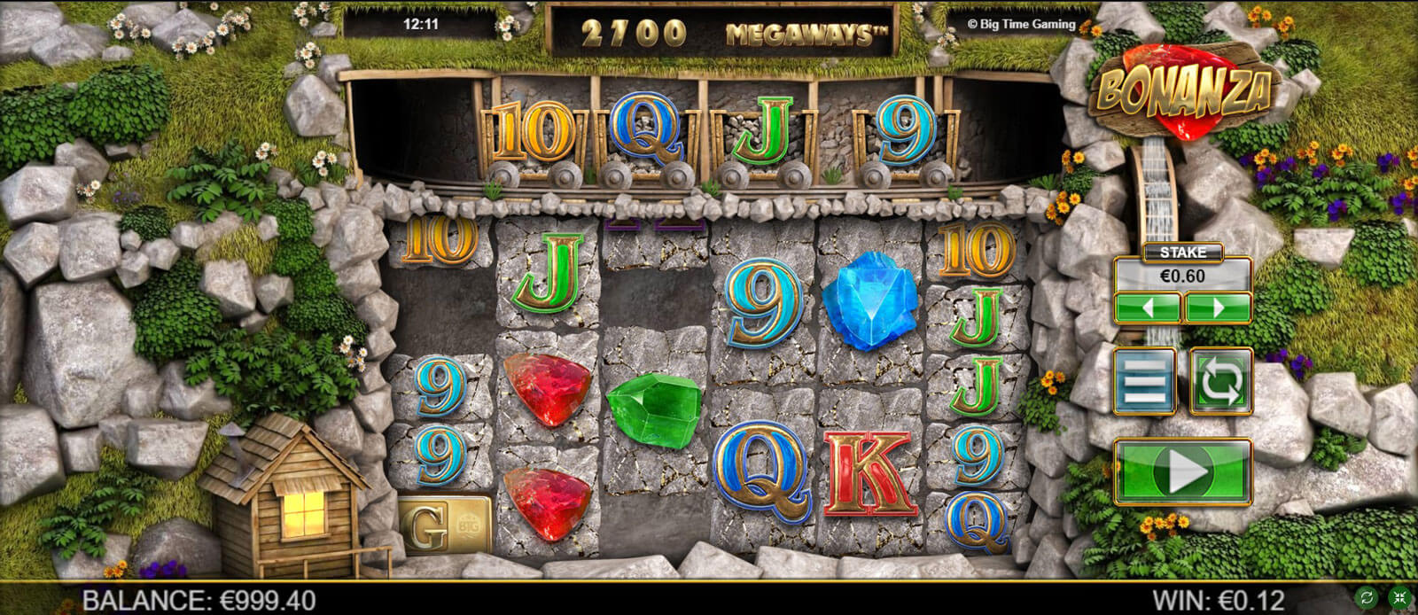 bonanza online slot screenshot