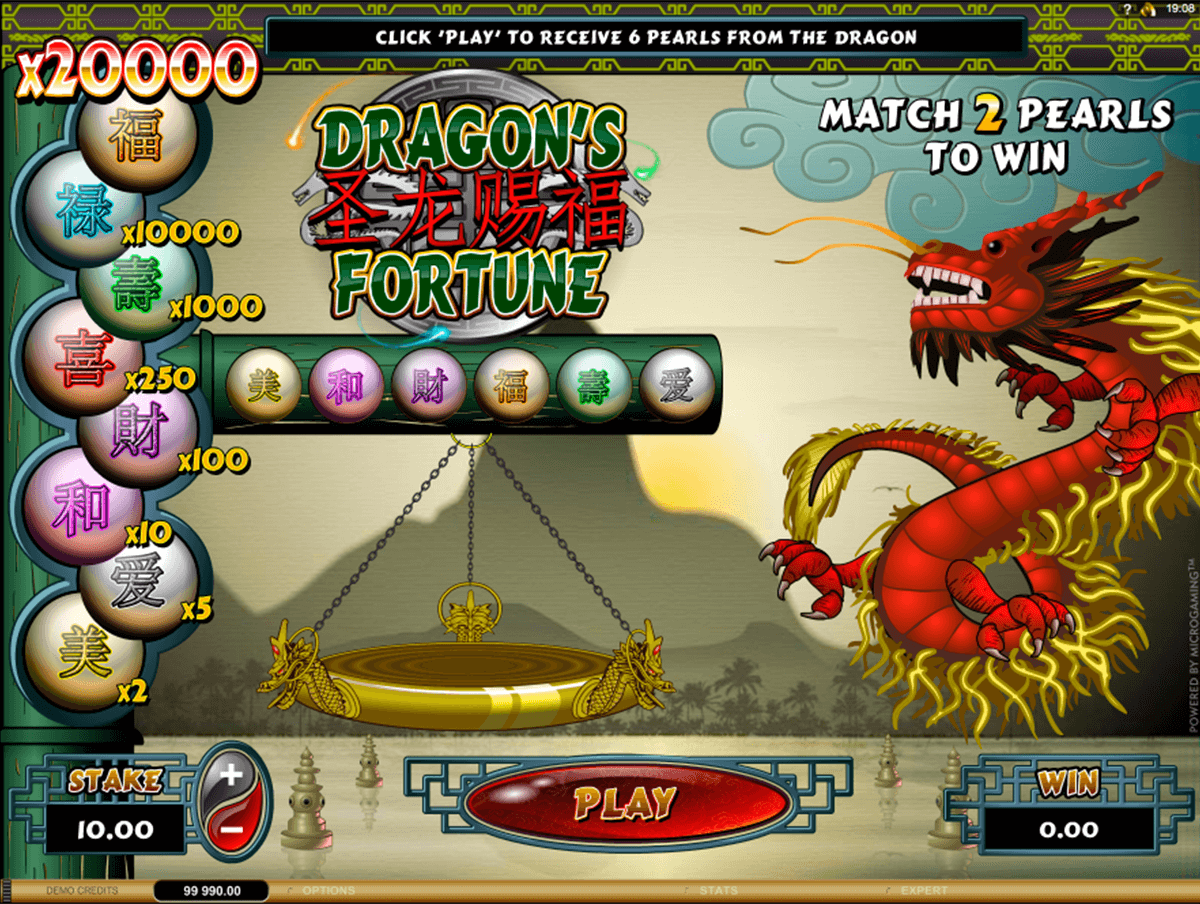 dragons fortune microgaming 