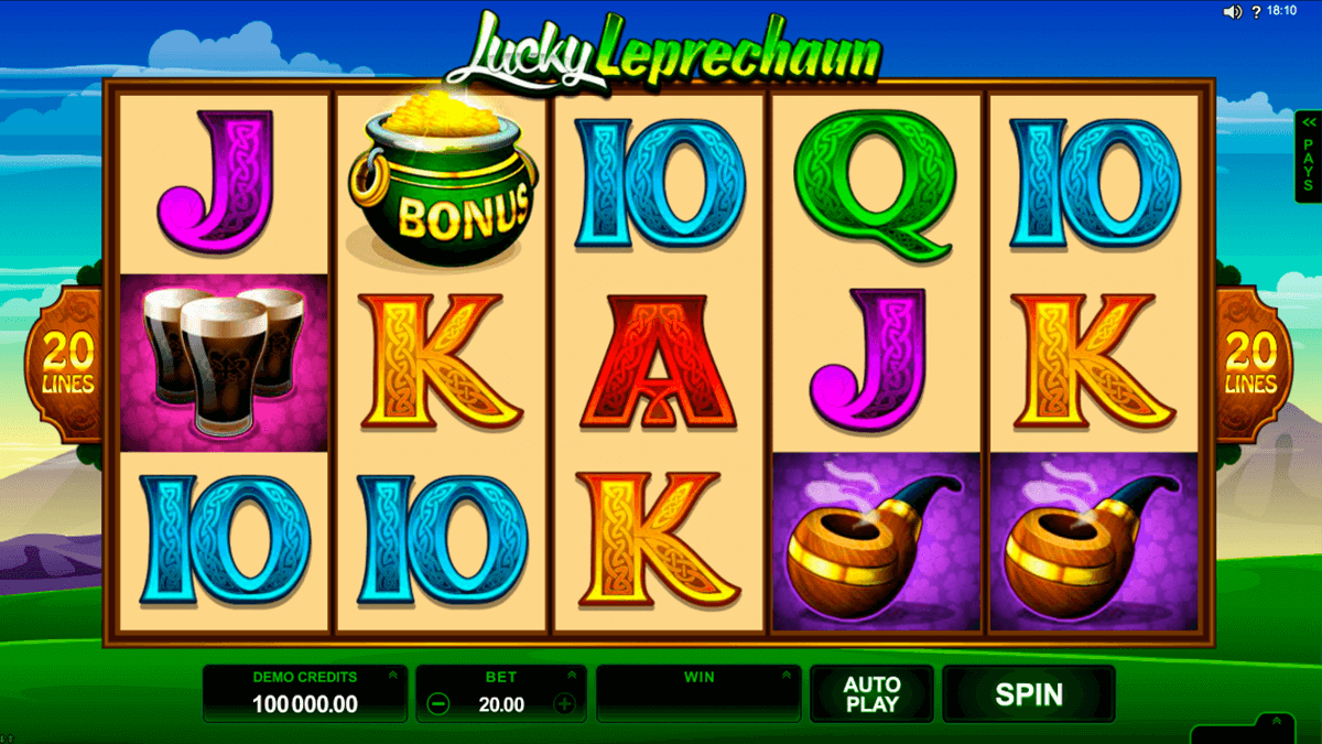 lucky leprechaun microgaming 