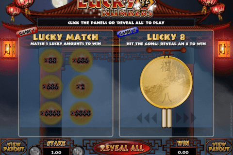 lucky numbers microgaming