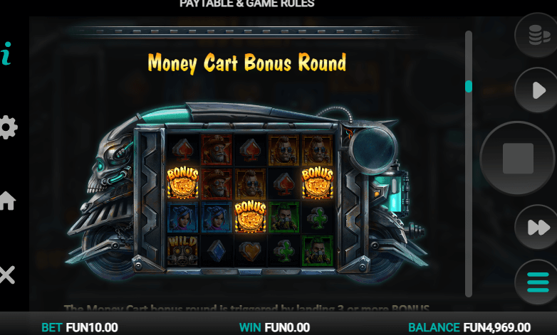 Money train 3 bonus round