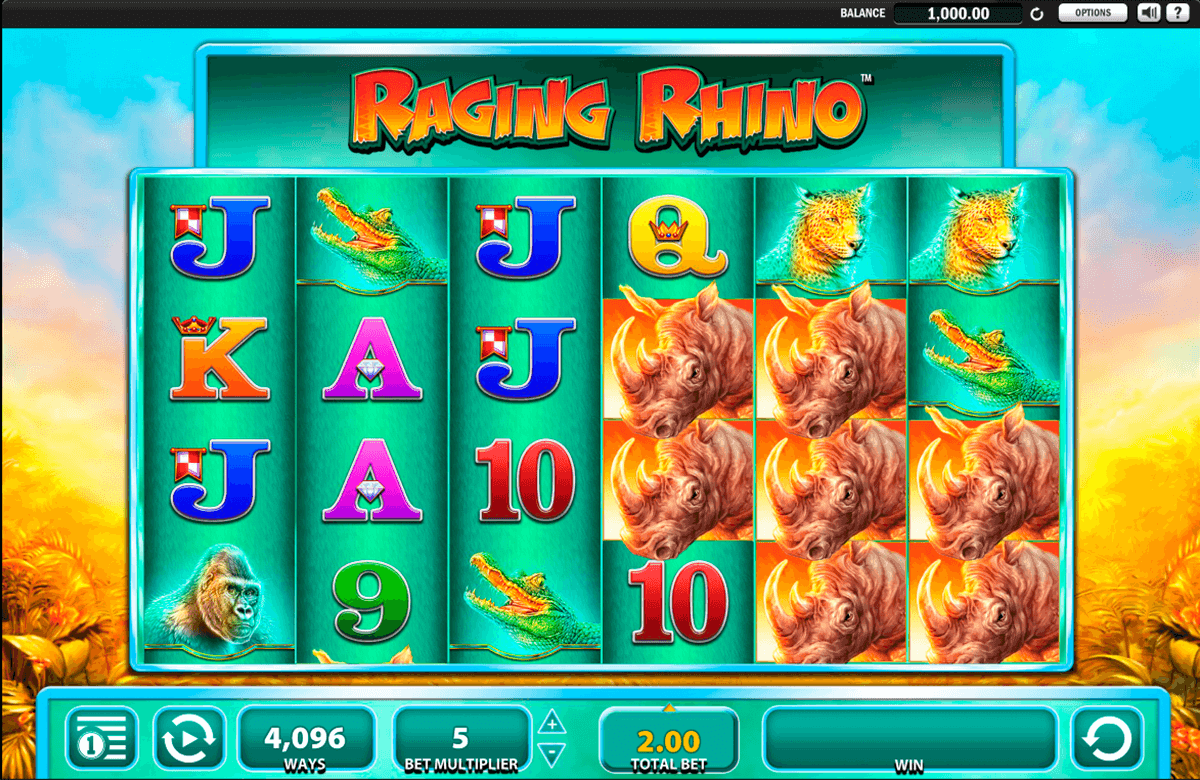 raging rhino wms