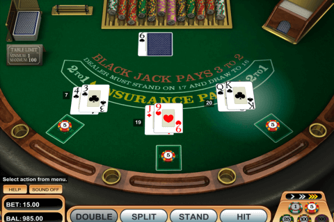 single desk blackjack betsoft online