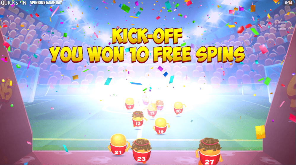 Play Spinions Game Day pokie online free