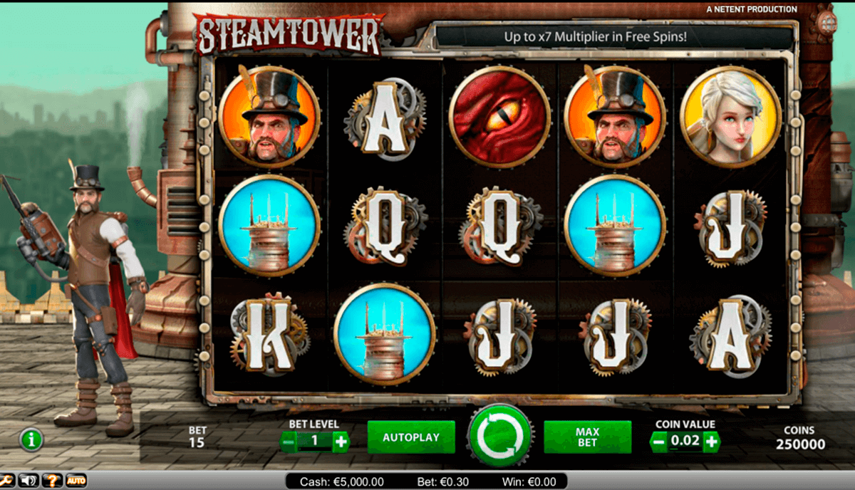 steam tower netent 1 